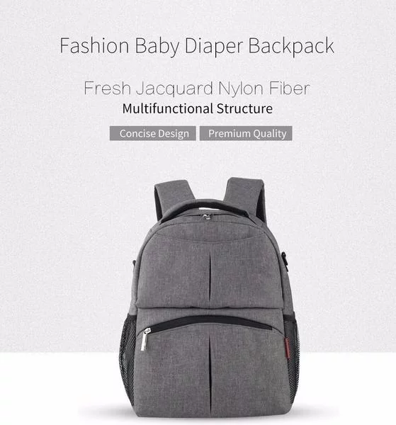 Large Capacity Maternity Unisex Diaper Backpack - AmyandRose