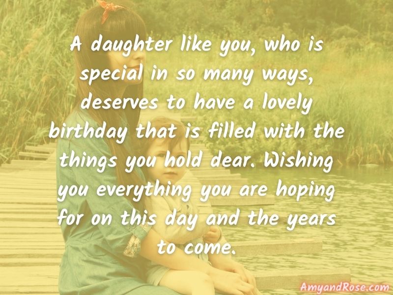 Birthday Wishes for Daughter