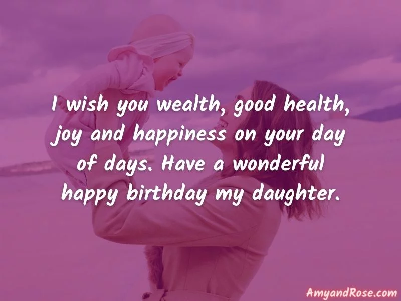 Birthday Wishes for Daughter