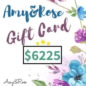 $6225 Gift Card AmyandRose