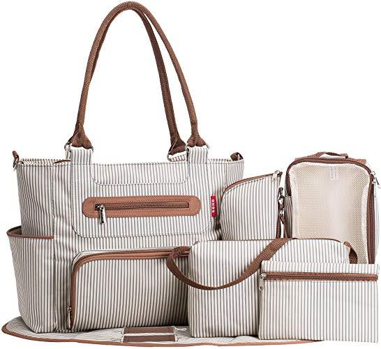 SoHo Collection, Grand Central Station 7 pieces Diaper Bag set