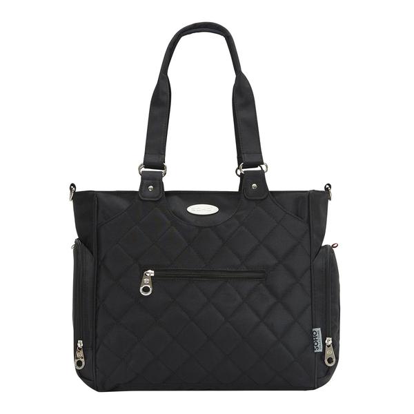 SoHo Tribeca Diaper Bag Travel Tote 9Pc - Black