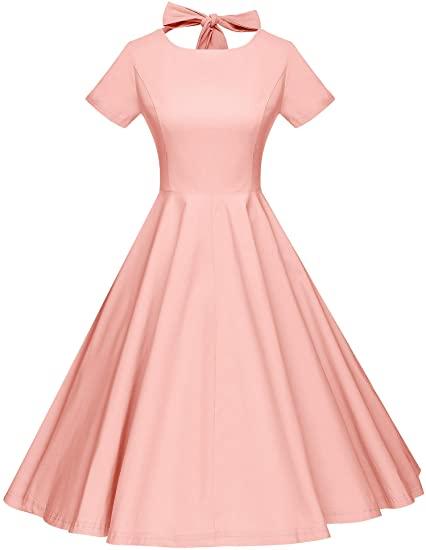 Pink Retro Pin Up Dress for Maternity