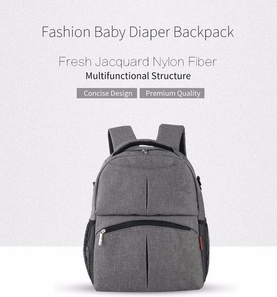 Unisex Diaper Bag - AmyandRose large-capacity-maternity-unisex-diaper-backpack-amy&rose