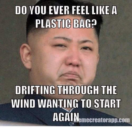 Plastic Bag Challenge Meme Generator