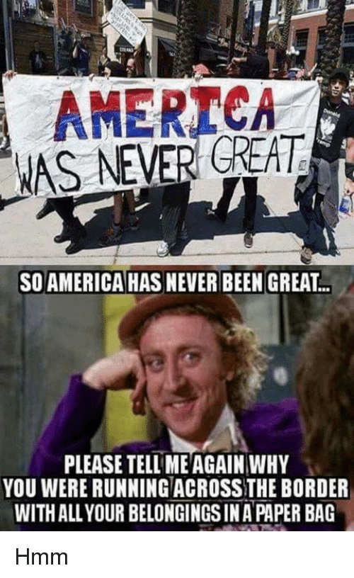 America is Never Great