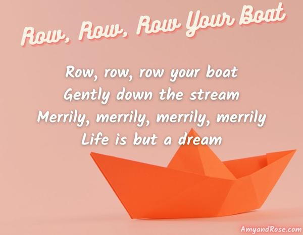 Row Row Row Your Boat Lullaby Lyrics