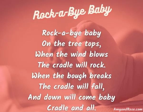 Rock A Bye Baby Lullaby Lyrics