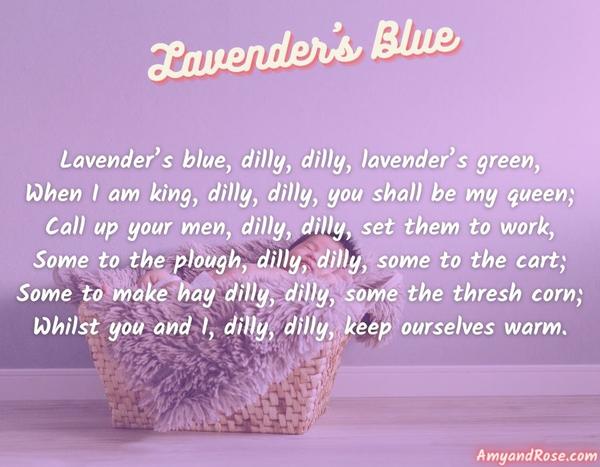 Lavender's Blue Lullaby Lyrics