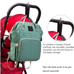 Lequeen Diaper Bag Backpack on Stroller