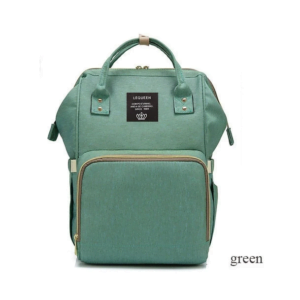 Lequeen Diaper Bag Backpack Light Green