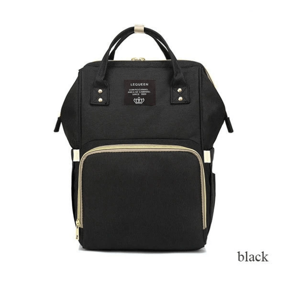 Lequeen Diaper Backpack Black