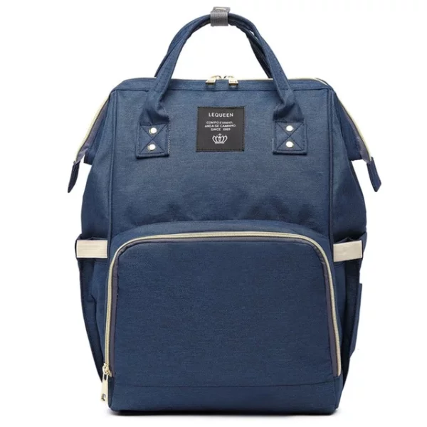 Lequeen Diaper Bag Backpack Navy