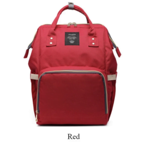 Lequeen Diaper Bag Backpack Red