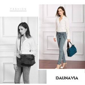 Daunavia Handbag Model Carrying
