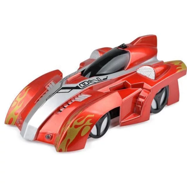 AmyandRose Zero Gravity Wall Climbing RC Car with USB Charging Red