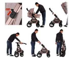Baby Stroller 3 in 1 Convertible