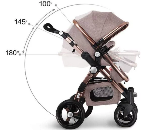 Baby Stroller 3 in 1 Design