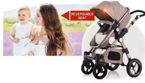 Baby Stroller 3 in 1 Reversible Sear
