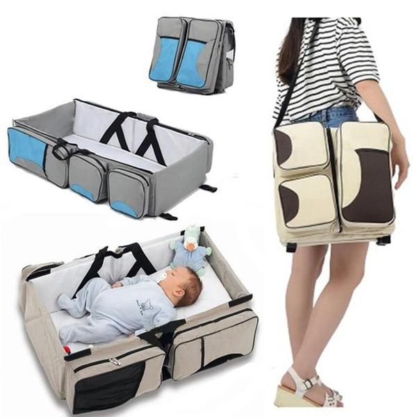 Diaper Bag with Portable Changing Station