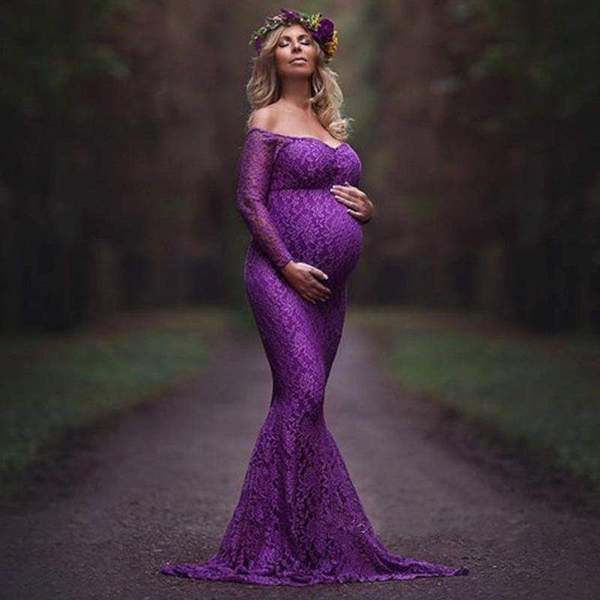 Casual Maternity Dresses - AmyandRose Zoe Maternity Sexy Maxi