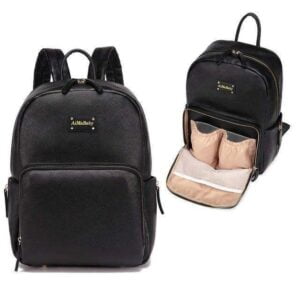 Janet Leather Diaper Backpack