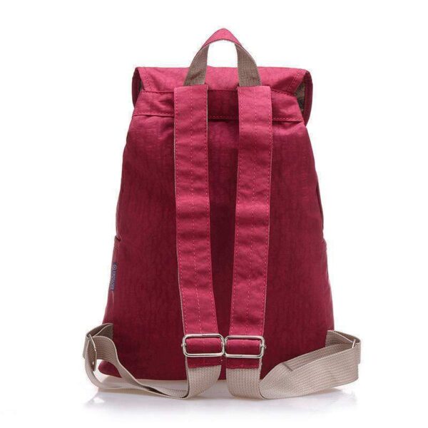 Preppy Style Women's Waterproof Backpack Back
