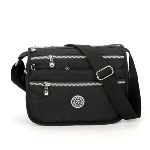 Lita Multi Compartment Handbag Purse Black