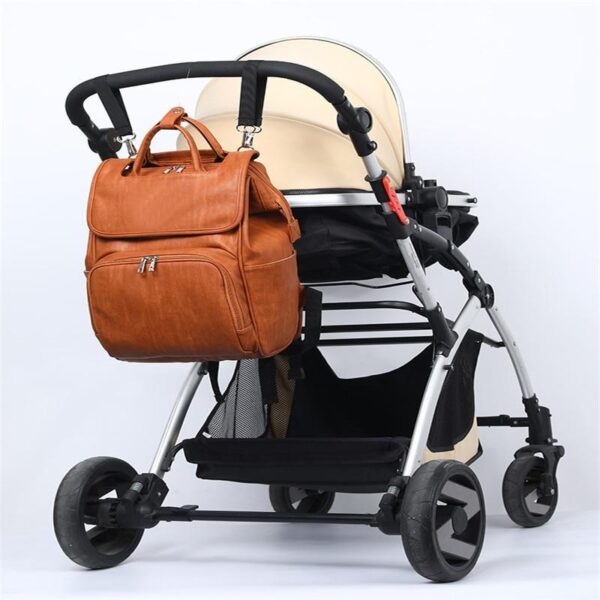 Leather Diaper Bag Stroller