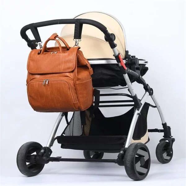 Leather Diaper Bag Stroller