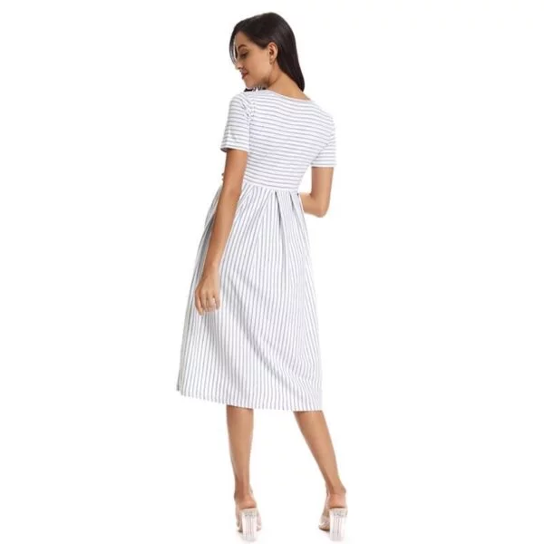 Nora Nautical White Back