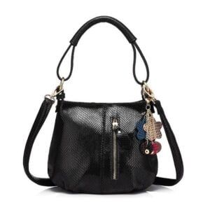 Sissy Leather Handbag Black