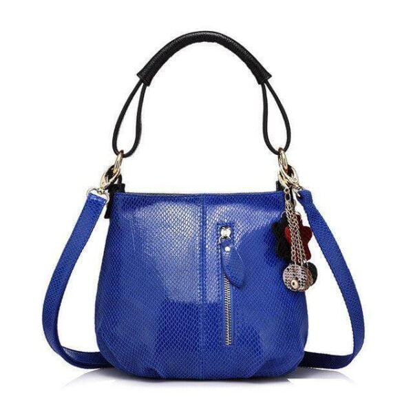 Sissy Leather Handbag Blue
