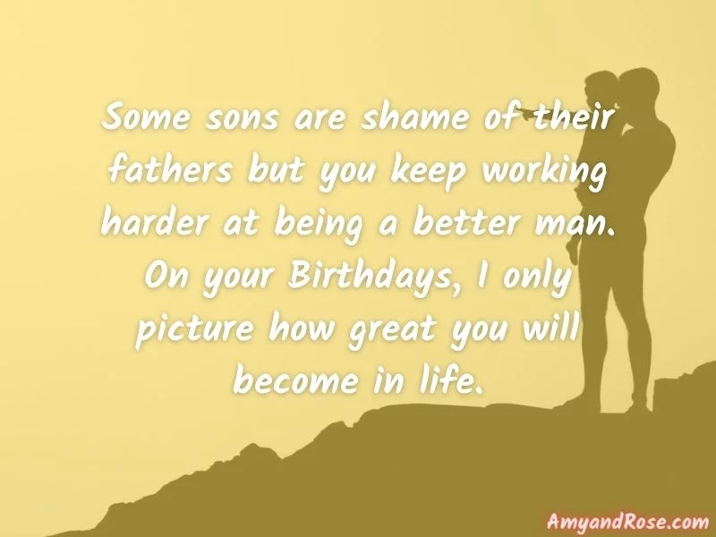 Birthday Wishes for Son from Dad