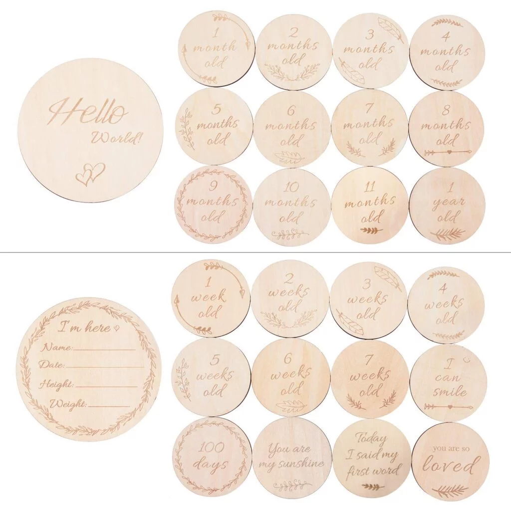 Baby Milestone Card Collection