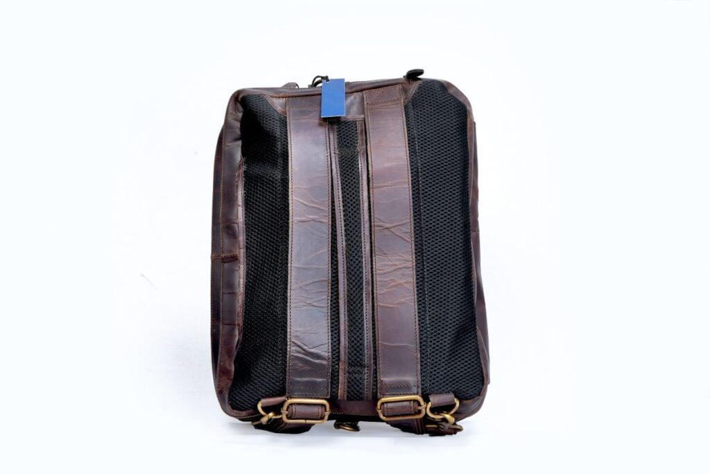 Premium Leather Convertible Backpack - Buffalo Leather | - AmyandRose