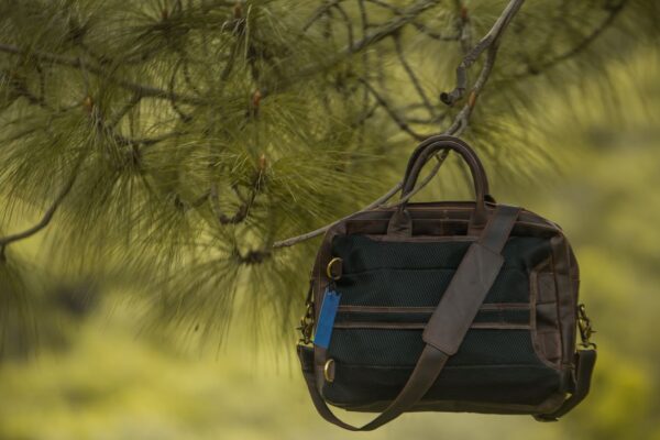 Leather Convertible Backpack Nature