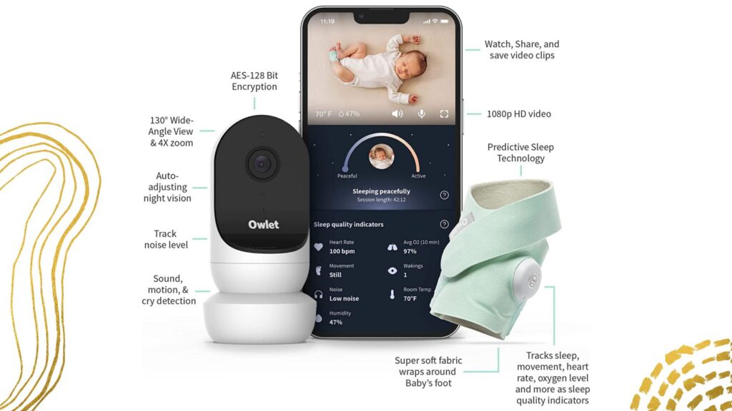 Owlet Dream Duo Smart Baby Monitor Features