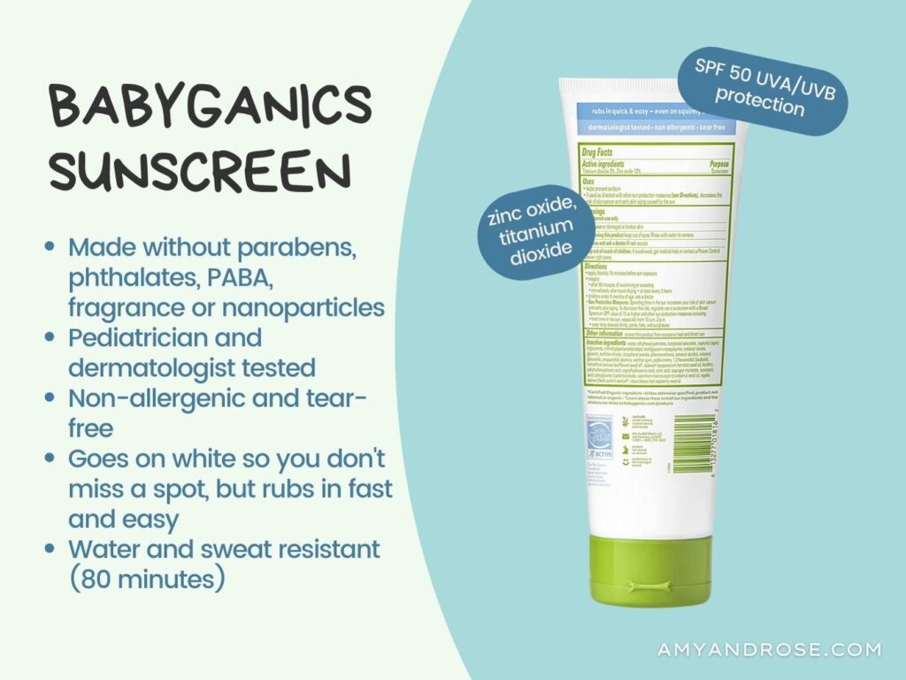 Babyganics Sunscreen Features