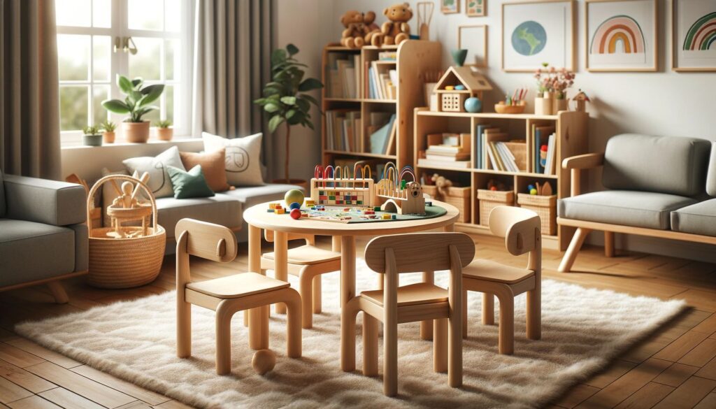 Selecting Montessori Tables and Chairs for Home Environments