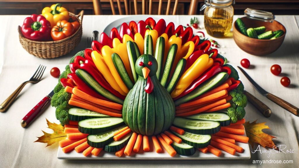 Vegetable Turkey Platter