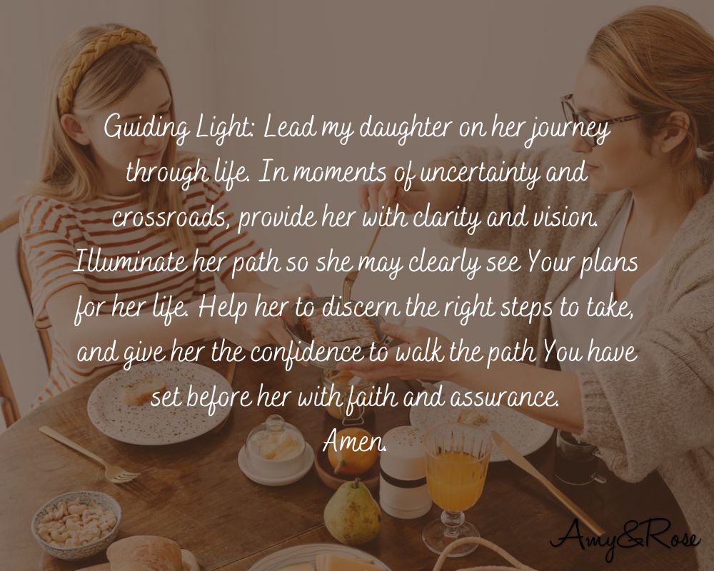 Guidance and Direction Prayers for Daughter