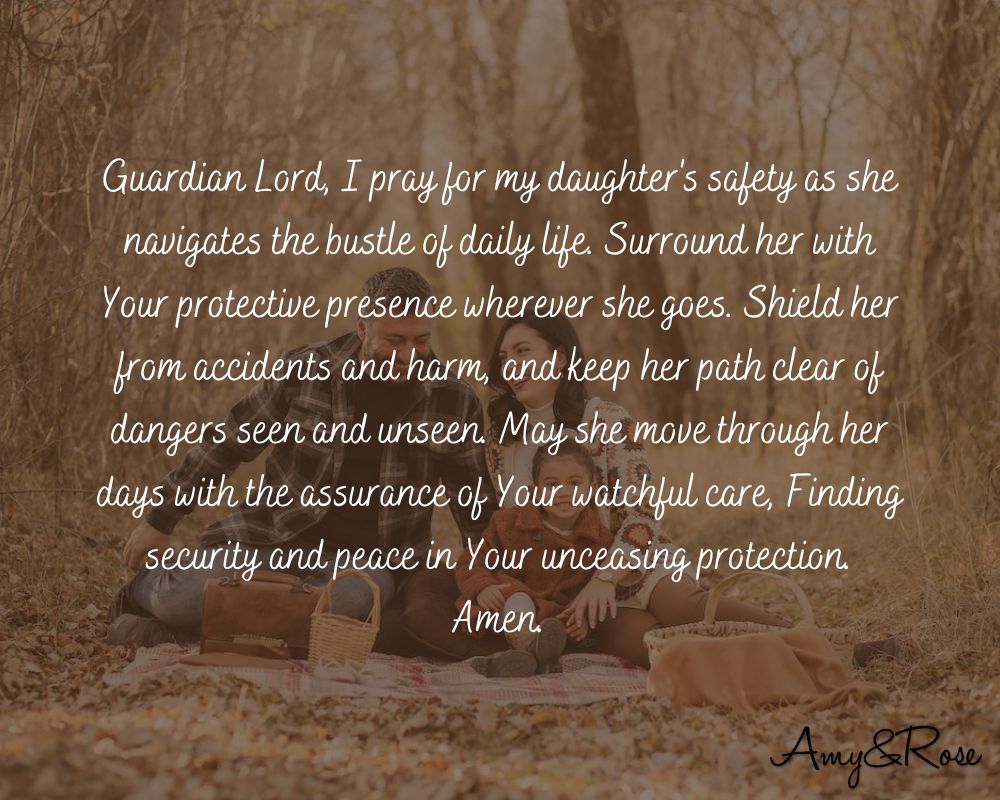 Prayer for Daughter’s Protection and Safety