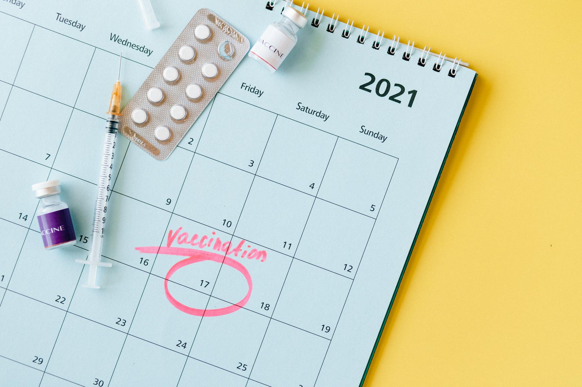 Illustration of Child Vaccine Schedule: Vaccines for Kids by Age