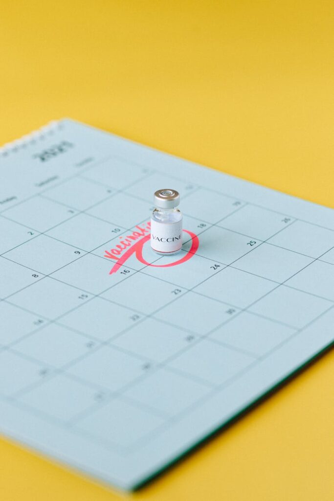 child vaccine schedule - AmyandRose Illustration of Child Vaccine Schedule: Vaccines for Kids by Age
