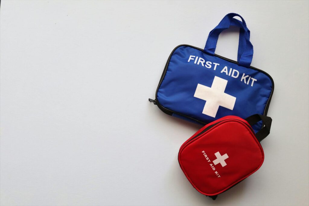 first aid kit for kids illustration for Family First Aid Kit Checklist for Kids and Home Care